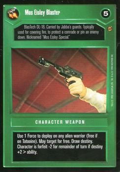 1998 Decipher Star Wars CCG Jabba's Palace Limited #NNO Mos Eisley Blaster Front