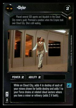 1998 Decipher Star Wars CCG Special Edition Limited #NNO Chyler Front