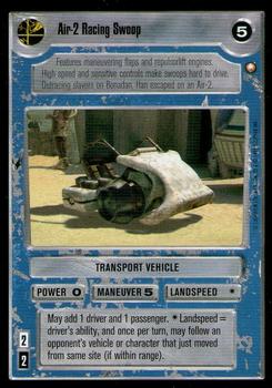 1998 Decipher Star Wars CCG Special Edition Limited #NNO Air-2 Racing Swoop Front