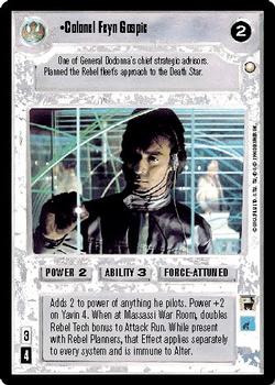1998 Decipher Star Wars CCG Special Edition Limited #NNO Colonel Feyn Gospic Front