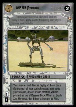 1998 Decipher Star Wars CCG Special Edition Limited #NNO ASP-707 Front