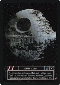 2000 Decipher Star Wars CCG Death Star II Limited #NNO Death Star II Front