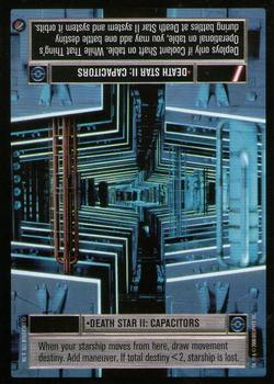 2000 Decipher Star Wars CCG Death Star II Limited #NNO Death Star II: Capacitors Front