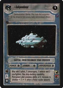 2000 Decipher Star Wars CCG Death Star II Limited #NNO Independence Front