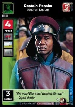 2000 Decipher Young Jedi: Battle of Naboo #6 Captain Panaka, Veteran Leader Front
