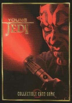 2000 Decipher Young Jedi: Battle of Naboo #71 Darth Maul, Dark Lord of the Sith Back