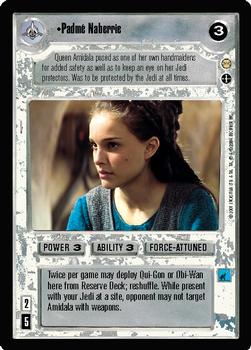 2001 Decipher Star Wars CCG Tatooine Limited #NNO Padme Naberrie Front