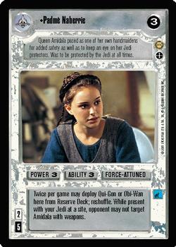 2001 Decipher Star Wars CCG Tatooine Limited #NNO Padme Naberrie (AI) Front