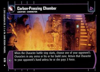 2003 Wizards of the Coast Star Wars The Empire Strikes Back TCG #9 Carbon Freezing Chamber Front
