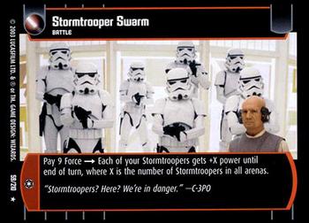 2003 Wizards of the Coast Star Wars The Empire Strikes Back TCG #59 Stormtrooper Swarm Front