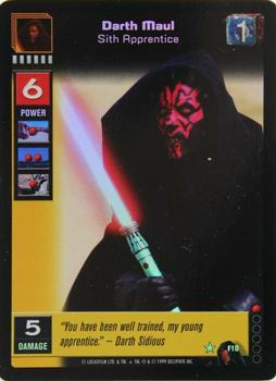 1999 Decipher Young Jedi: Menace of Darth Maul - Foil #F10 Darth Maul, Sith Apprentice Front