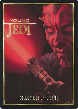 1999 Decipher Young Jedi: Menace of Darth Maul - Foil #F11 Darth Sidious, Sith Master Back