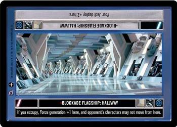2001 Decipher Star Wars CCG Reflections III #NNO Blockade Flagship:  Hallway Front
