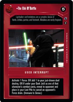 2001 Decipher Star Wars CCG Reflections III #NNO The Ebb Of Battle Front