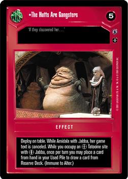2001 Decipher Star Wars CCG Reflections III #NNO The Hutts Are Gangsters Front