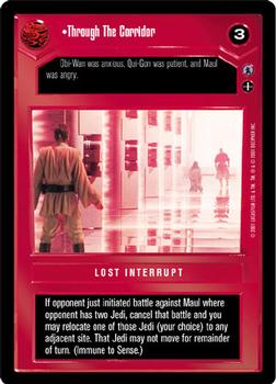 2001 Decipher Star Wars CCG Reflections III #NNO Through The Corridor Front