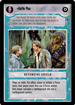 2001 Decipher Star Wars CCG Reflections III #NNO Battle Plan Front