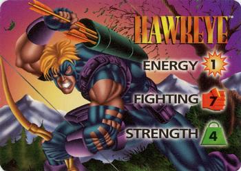 1996 Fleer Marvel OverPower - Mission Control Expansion #NNO Hawkeye Front