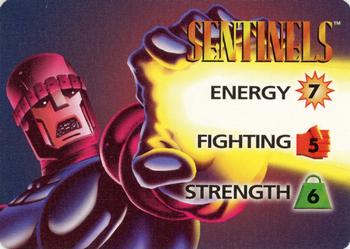1996 Fleer Marvel OverPower - Mission Control Expansion #NNO Sentinels Front