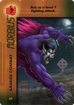 1996 Fleer Marvel OverPower - Mission Control Expansion #AR Morbius - Savage Combat Front