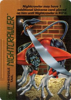 1996 Fleer Marvel OverPower - Mission Control Expansion #BR Nightcrawler - Prehensile Tail Front