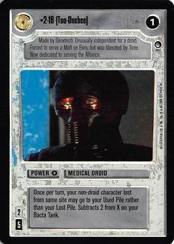 2000 Decipher Star Wars CCG Reflections A Collector’s Bounty #NNO 2-1B Front