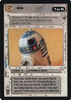 2000 Decipher Star Wars CCG Reflections A Collector’s Bounty #NNO Artoo Front
