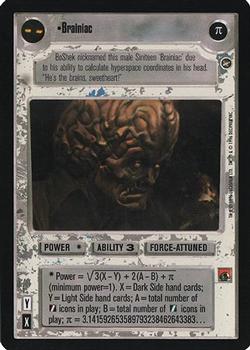 2000 Decipher Star Wars CCG Reflections A Collector’s Bounty #NNO Braniac Front