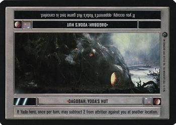 2000 Decipher Star Wars CCG Reflections A Collector’s Bounty #NNO Dagobah: Yoda's Hut Front