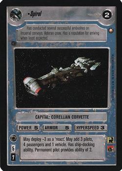 2000 Decipher Star Wars CCG Reflections A Collector’s Bounty #NNO Spiral Front