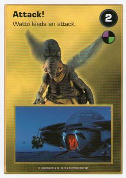 1999 Decipher Star Wars CCG Episode 1 #NNO Attack!  [2 Watto]                 Attack: Tatooine Front