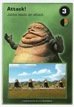 1999 Decipher Star Wars CCG Episode 1 #NNO Attack!  [3 Jabba the Hutt]        Attack: Naboo Front