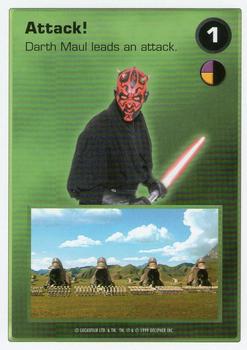 1999 Decipher Star Wars CCG Episode 1 #NNO Attack!  [1 Darth Maul]            Attack: Naboo Front