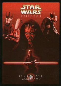 1999 Decipher Star Wars CCG Episode 1 #NNO Attack!  [1 Darth Sidious]         Attack: Tatooine Back