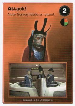 1999 Decipher Star Wars CCG Episode 1 #NNO Attack!  [2 Nute Gunray]           Attack: Coruscant Front