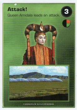 1999 Decipher Star Wars CCG Episode 1 #NNO Attack!  [3 Queen Amidala]         Attack: Naboo Front