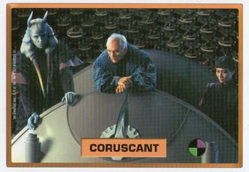 1999 Decipher Star Wars CCG Episode 1 #NNO Coruscant  [Conference G/P] Front