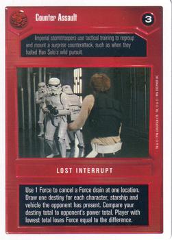 1996 Decipher Star Wars CCG The Empire Strikes Back Introductory Two-Player Game #NNO Counter Assault Front