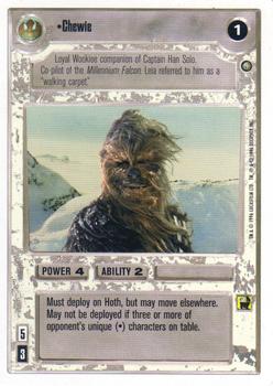 1996 Decipher Star Wars CCG The Empire Strikes Back Introductory Two-Player Game #NNO Chewie Front