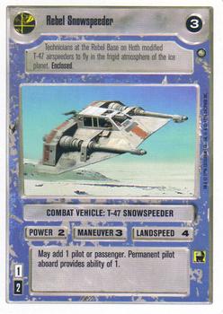 1996 Decipher Star Wars CCG The Empire Strikes Back Introductory Two-Player Game #NNO Rebel Snowspeeder Front