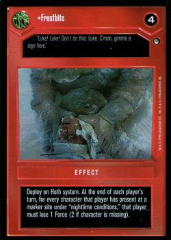 1996 Decipher Star Wars CCG Hoth Expansion #NNO Frostbite Front