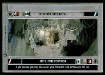 1996 Decipher Star Wars CCG Hoth Expansion #NNO Hoth: Echo Corridor Front