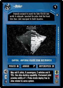 1996 Decipher Star Wars CCG Hoth Expansion #NNO Stalker Front