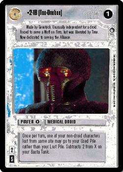 1996 Decipher Star Wars CCG Hoth Expansion #NNO 2-1B (Too-Onebee) Front