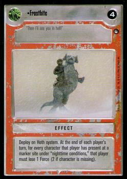 1996 Decipher Star Wars CCG Hoth Expansion #NNO Frostbite Front