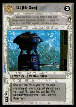 1996 Decipher Star Wars CCG Hoth Expansion #NNO FX-7 (Effex-Seven) Front