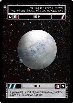 1996 Decipher Star Wars CCG Hoth Expansion #NNO Hoth Front