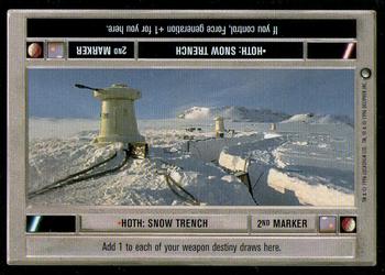 1996 Decipher Star Wars CCG Hoth Expansion #NNO Hoth: Snow Trench Front
