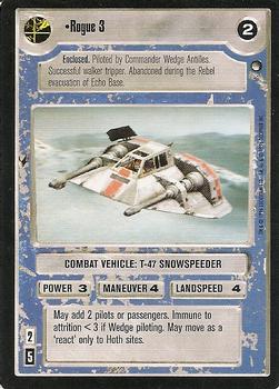 1996 Decipher Star Wars CCG Hoth Expansion #NNO Rogue 3 Front