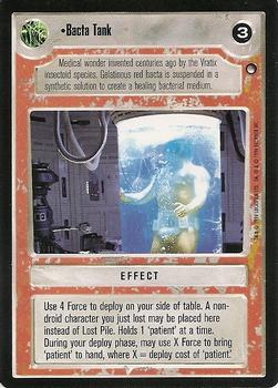 1996 Decipher Star Wars CCG Hoth Expansion #NNO Bacta Tank Front